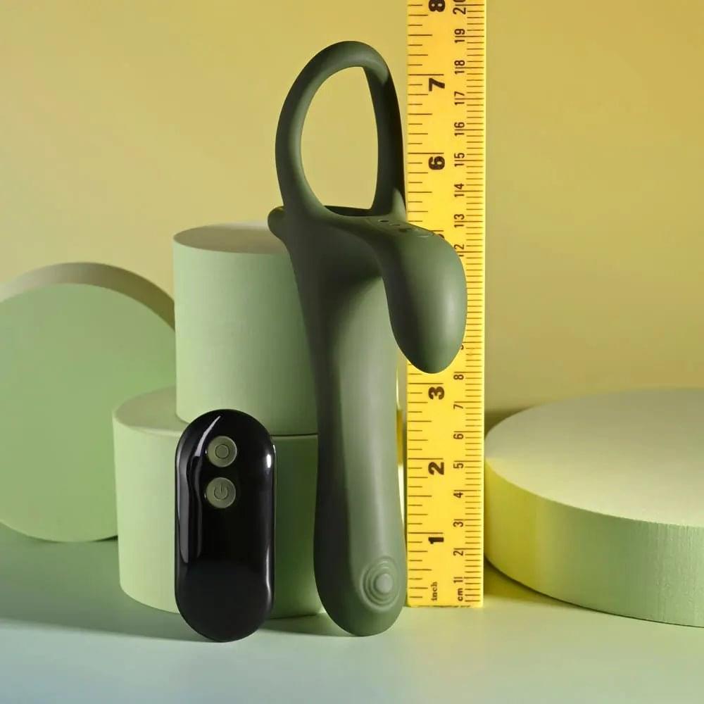 Zero Tolerance STRAP, TAP & GO -  USB Rechargeable Vibrating & Tapping Penis Sleeve with Wireless Remote Zero Tolerance Discreet Intimate Essentials.
