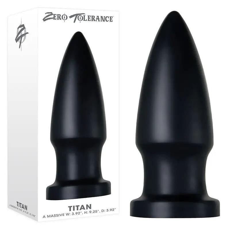 Zero Tolerance The Titan -  Giant Butt Plug Zero Tolerance Discreet Intimate Essentials.