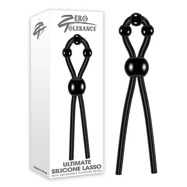 Zero Tolerance Ultimate Silicone Lasso -  Silicone Adjustable Lasso Cock Ring Zero Tolerance Discreet Intimate Essentials.