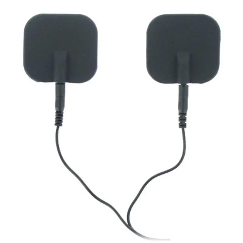 Zeus Deluxe Black Electro Pads 2 Pk Zeus Discreet Intimate Essentials.