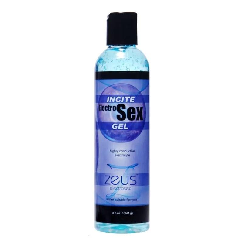 Zeus Incite Electrosex Gel 8.5oz/251ml Zeus Discreet Intimate Essentials.