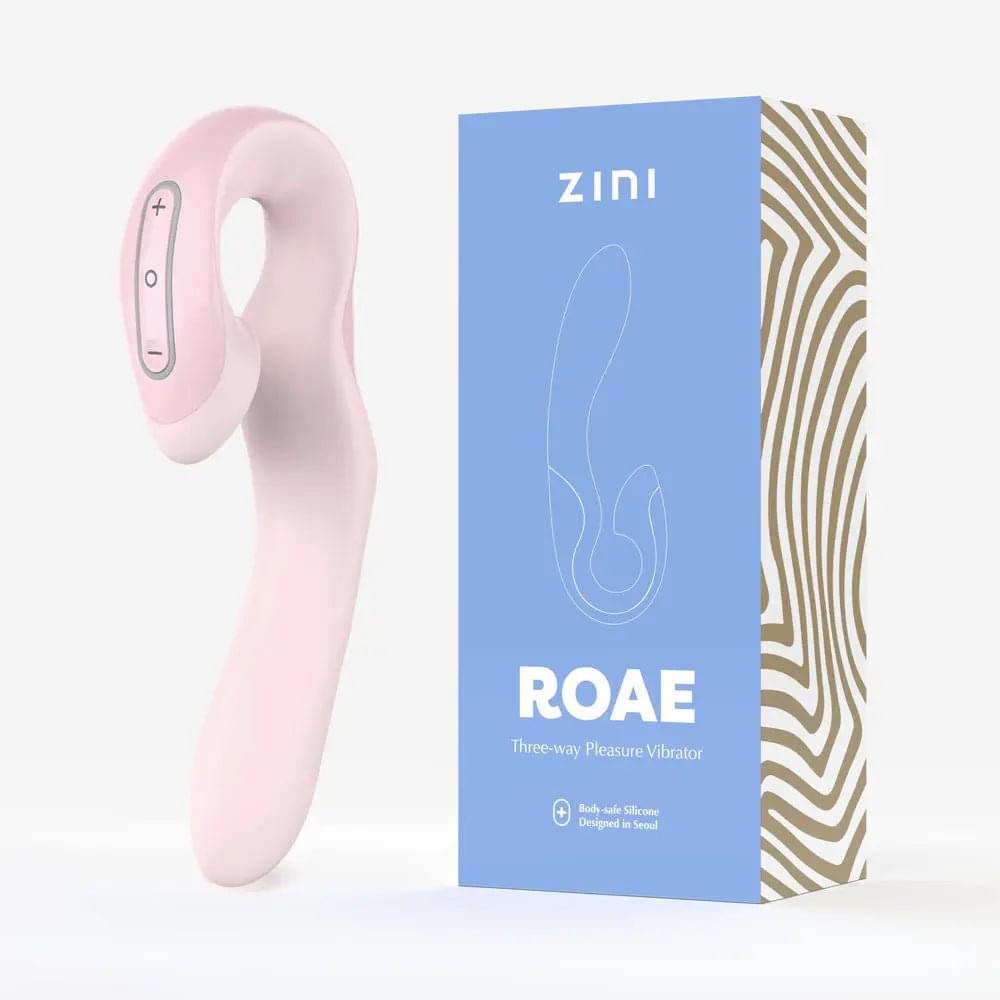 Zini Roae -  -  19.5 cm USB Rechargeable Vibrator Zini Discreet Intimate Essentials.