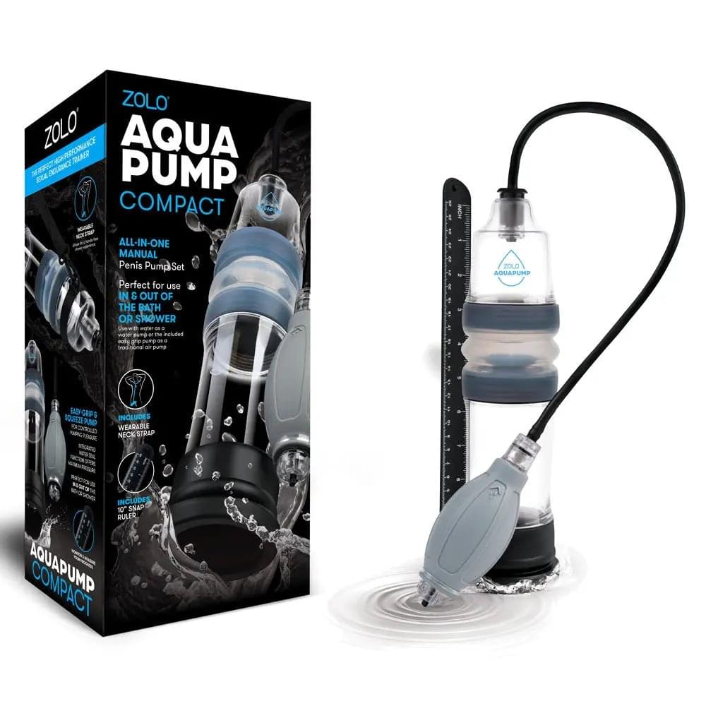 Zolo Aquapump Compact -  Water Penis Pump Zolo Discreet Intimate Essentials.