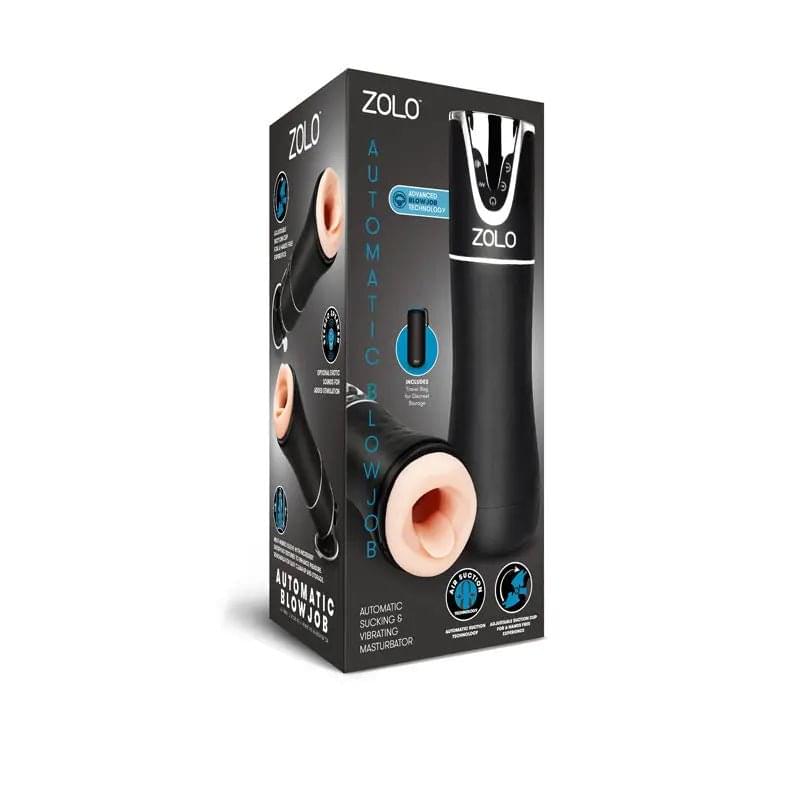 Zolo Automatic Blowjob - USB Rechargeable Auto Masturbator Zolo Discreet Intimate Essentials.