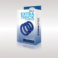 Shop affordable quality Zolo Extra Thick Silicone Cock Rings 3-Pack - Thick Cock Rings - Set of 3 Sizes - Discreet Intimate Essentials - COCK RINGS - Zolo