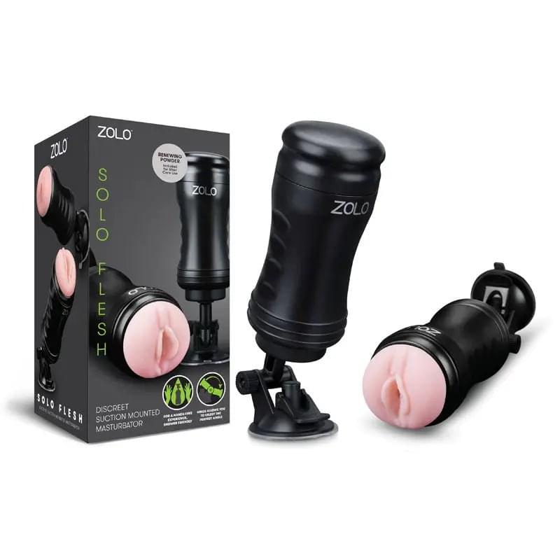 Zolo Solo  -  Vagina Stroker with Suction Base Zolo Discreet Intimate Essentials.