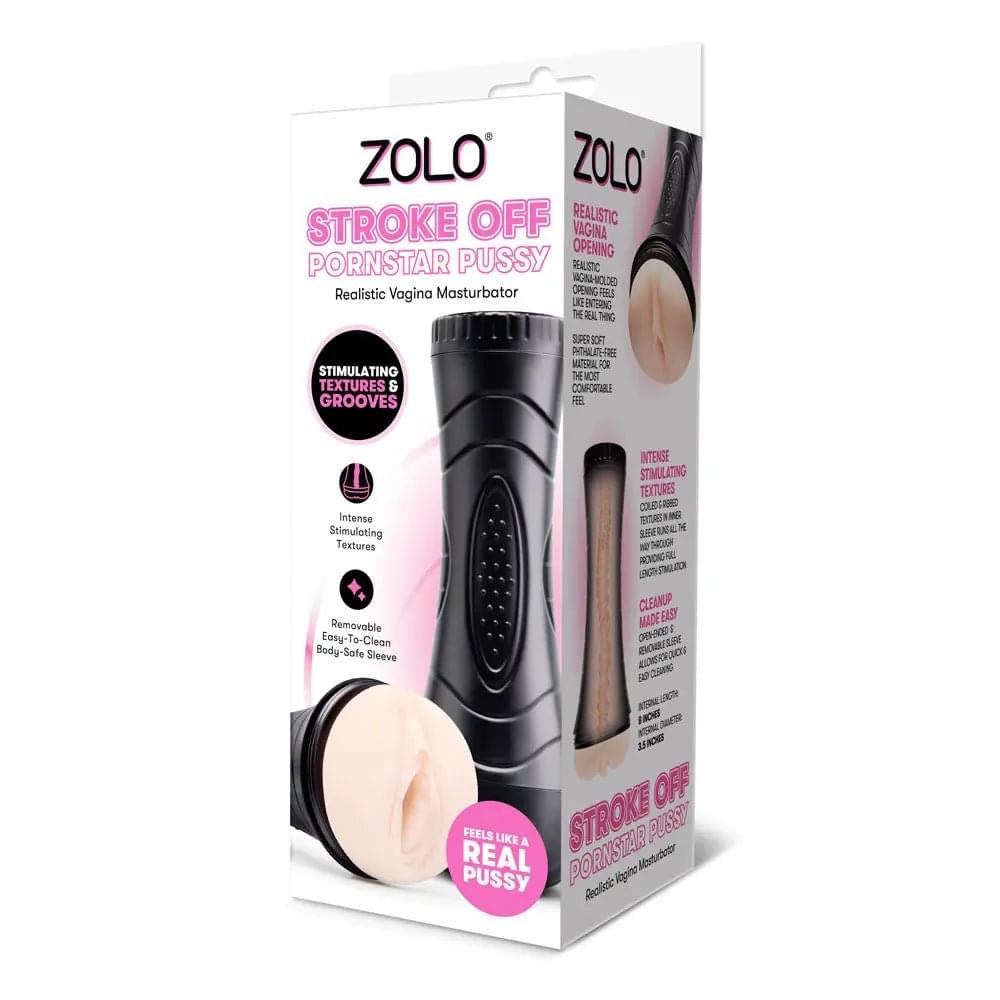 Zolo STROKE OFF Pornstar Pussy -  Vagina Stroker Zolo Discreet Intimate Essentials.